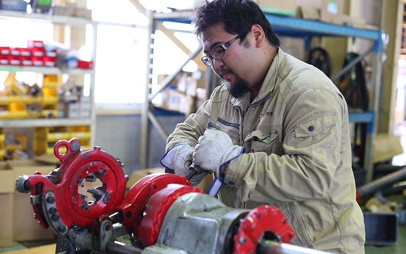 工場配管の製作・取り付け